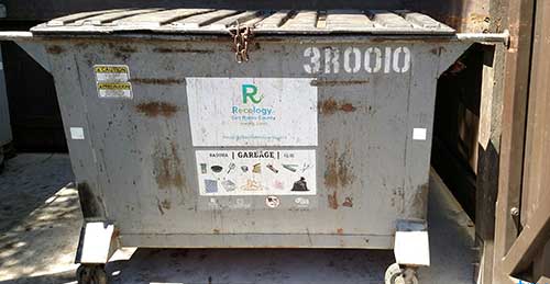 528 YDs of Garbage Monthly 240 YDs of Recycle Monthly